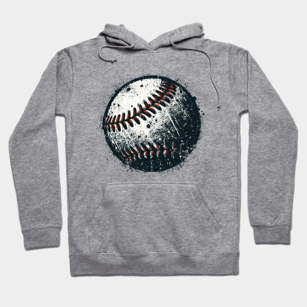 Baseball Ball Hoodie by Vehicles-Art